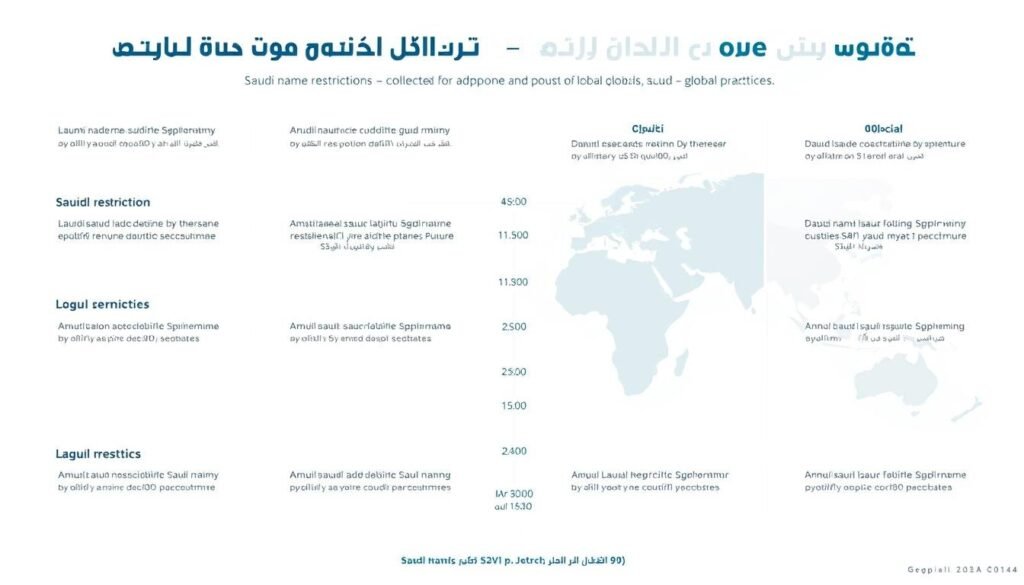 Saudi name restrictions comparison
